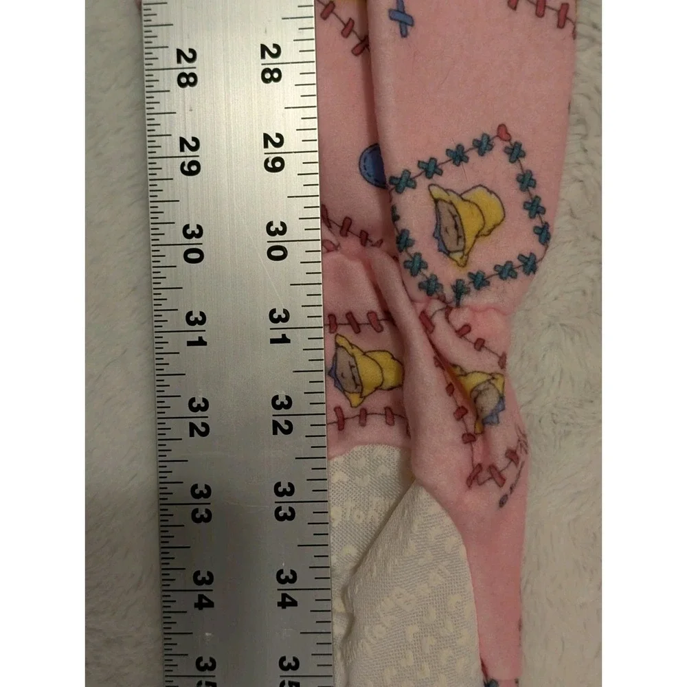 Vtg NWT Kid Vantage Paddington Bear Pink Blanket Sleeper Footed‎ Pajamas 3T USA